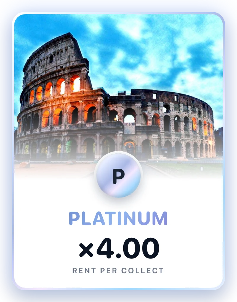 Platinum upgrade: rent ×4